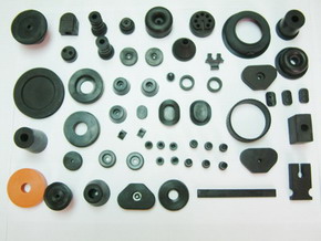 silicone and rubber component